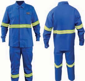 Conjunto de Segurança Retardante a Chamas NR10 Azul